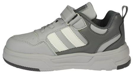 Dziecięce buty sportowe sneakersy dziecięce BESSKY CBY3678-3CGYGY szare