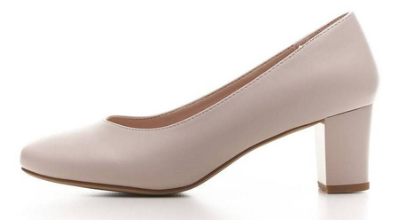 Półbuty damskie Sergio Leone DPB177JSZPU cieliste