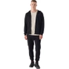 Bluza męska rozsuwana z kapturem 4F bawełna 4FWMM00TSWSM1466 20S czarna