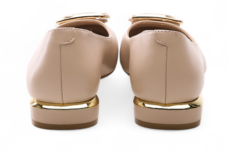 Półbuty damskie Sergio Leone DBL203NUPU Nude PU