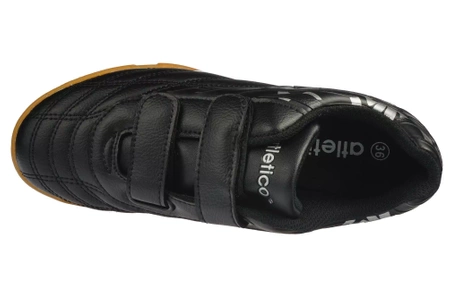 Halówki dziecięce czarno szare obuwie halowe Atletico C7336-2416-VBLSI