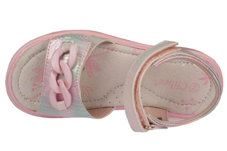 Sandały dziecięce clibbe BZB36PI różowe