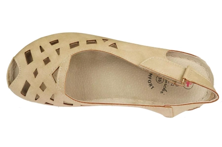 Sandały damskie Skotnicki DS-3-0628BE beżowe