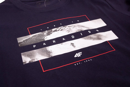 Koszulka męska 4F bawełna 100% H4L20 TSM035-30S