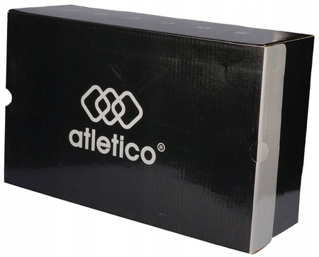 Halówki damskie czarno szare obuwie halowe Atletico D7336-2416BLSI