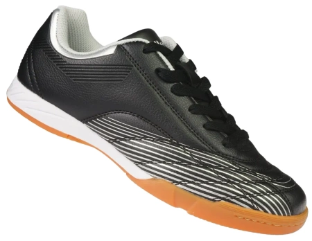 Halówki damskie czarno szare obuwie halowe Atletico D7336-2520BLSI