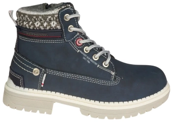 Dziecięce trzewiki American Club C708121-WNA granatowe