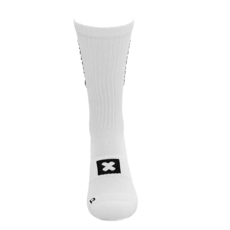 Skarpety treningowe antypoślizgowe Proskary senior białe
