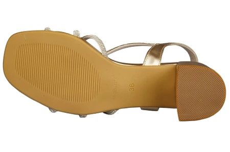 Eleganckie Sandały damskie Sergio Leone DSK048ZL złote