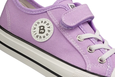 Tenisówki dziecięce zapinane na rzep BESSKY CMY009-7CPU fioletowe