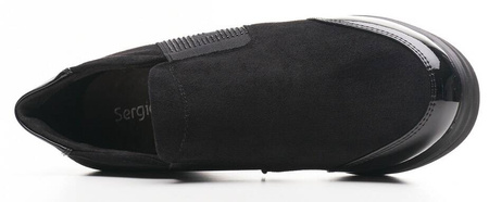 Półbuty damskie Sergio Leone DPB225CZMI czarne