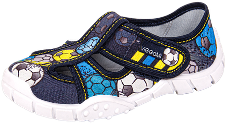 Tenisówki dziecięce Viggami ALEX MULTI granatowe kapcie chłopięce