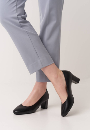 Półbuty damskie Sergio Leone DPB177CZPU czarny PU