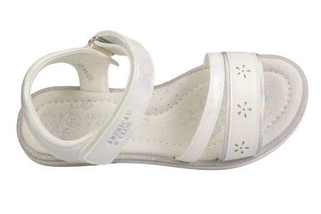 Sandały dziecięce American Club CXD-84/23WH białe
