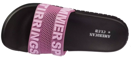 Damskie klapki basenowe American Club DNH-54PU