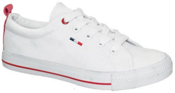 Tenisówki młodzieżowe American Club DLH-74WH białe