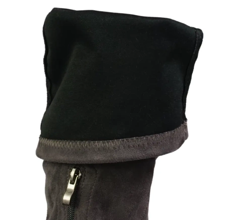 Damskie kozaki zimowe Goodin DGD-FL47GY szare