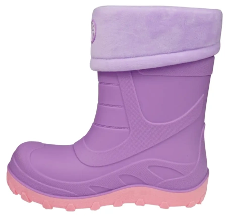 Kalosze dziecięce gumowe kalosze dziecięce Apawwa CJ373PU fioletowe