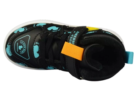 Dziecięce buty zimowe American Club ABD-27BL czarne