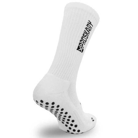 Skarpety treningowe antypoślizgowe Proskary senior białe