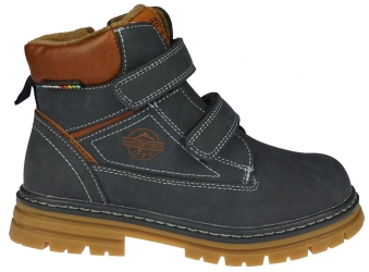 Zimowe buty dziecięce American Club trapery dziecięce BXD100/23NA granatowe
