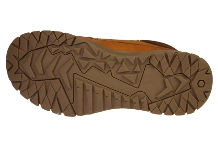 Zimowe skórzane trzewiki męskie American Club MCY128BR brązowe