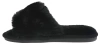 Damskie pantofle tekstylne firmy Lano DK-3-G10BL czarne