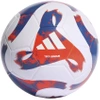 Piłka nożna adidas Tiro League TSBE biało-niebiesko-czerwona HT2422