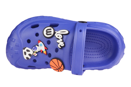 Dziecięce klapki basenowe Sport CH428NA granatowe