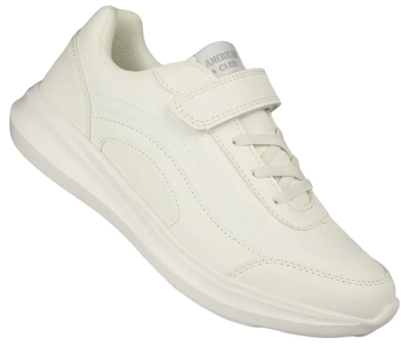 Młodzieżowe buty sportowe American Club DFH29/22WH białe