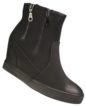 Buty przejściowe damskie Sergio Leone D28354CZ czarne