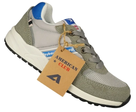 Dziecięce buty sportowe American Club CES03GY szare