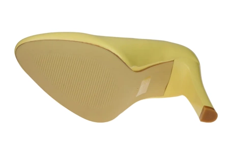 Półbuty damskie Sergio Leone szpilki damskie D1382LI limonkowe