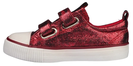 Tenisówki dziecięce na rzepy Clibee CB-263WI bordowe