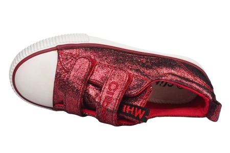 Tenisówki dziecięce na rzepy Clibee CB-263WI bordowe