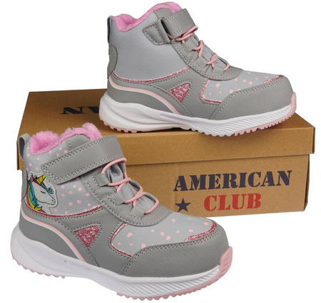 Dziecięce zimowe buty American Club RL-93GY