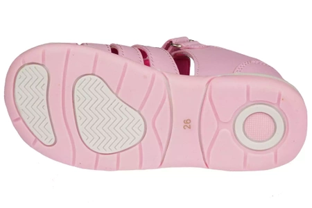 Sandały dziecięce American Club ADR-17PI różowe