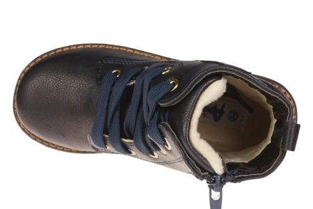 Dziecięce buty zimowe American Club BAB17182ENA granatowe