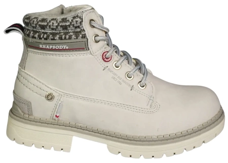 Dziecięce trzewiki American Club C708121-WWH białe