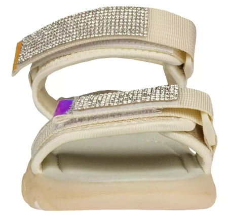 Sandały dziecięce clibbe CAC268RI białe