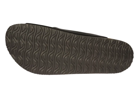 Męskie klapki ze skóry ekologicznej American Club MMS01BL czarne