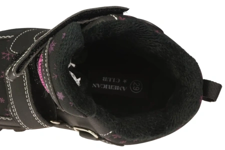 Dziecięce buty zimowe American Club BRL129BL czarne