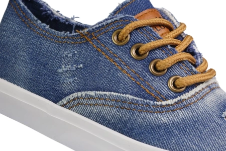 Tenisówki dziecięce American Club C17-NJ07-4DKJE jeansowe