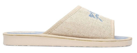 Damskie pantofle tekstylne firmy Meteor RV004BU