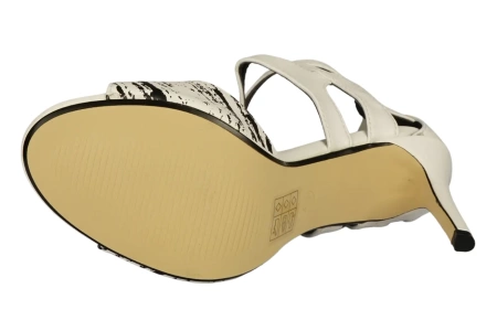 Eleganckie sandały damskie GOODIN D15-8126WH białe