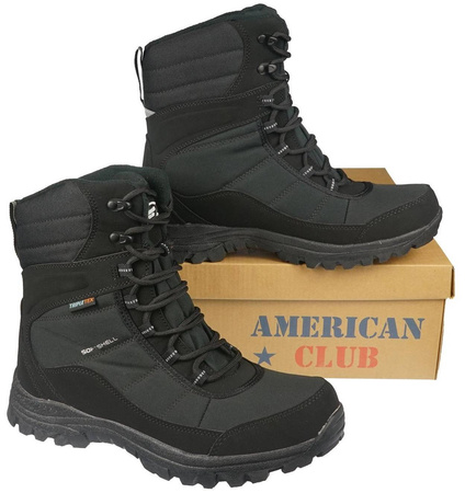 Zimowe buty męskie American Club SN-37BL