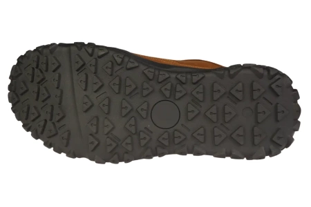 Męskie obuwie przejściowe skórzane American Club MCY171BR brązowe