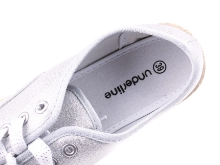 Tenisówki młodzieżowe Underline DT-3-1010SIGR srebrne