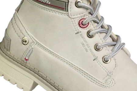 Dziecięce trzewiki American Club C708121-WWH białe