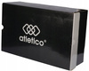 Halówki damskie czarno szare obuwie halowe Atletico D7336-2416BLSI